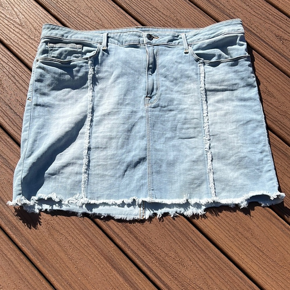 Good American Denim Mini Skirt